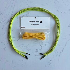 Firethreads LIME GREEN String + StringKing Yellow Kit Lot Women's Lacrosse LAX